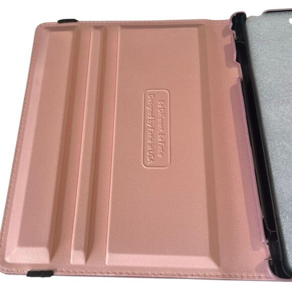 Ipad Rotating Case with Pencil Holder for 10.2 Inch Ipad Rose New - Picture 2 of 12